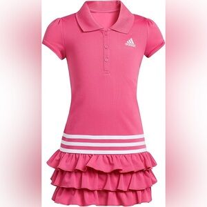 Adidas Girls Pink Polo Dress